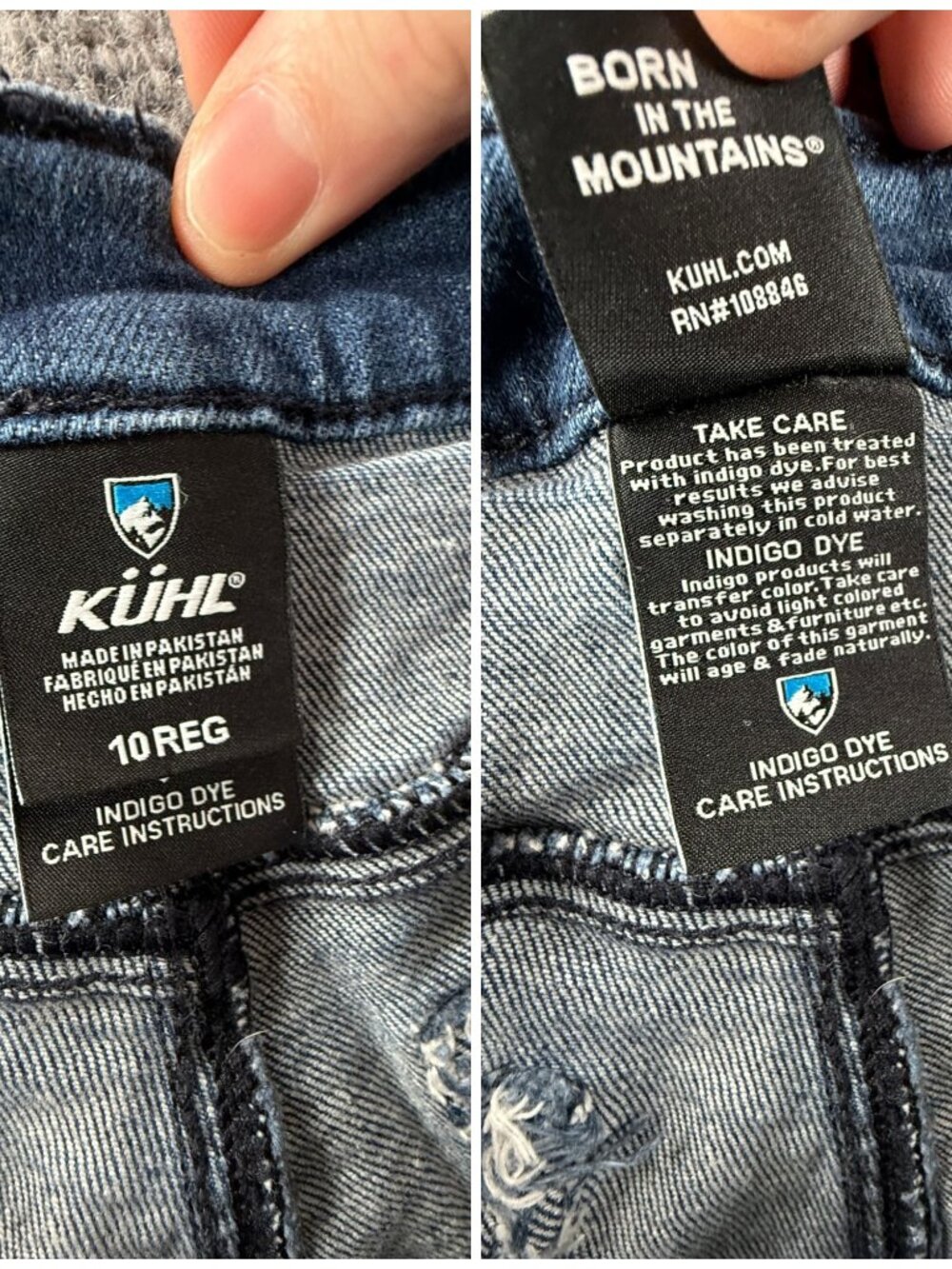 Kuhl Women Jeans Blue Stretch Denim Size 10 Reg Indigo Dye 6447 ACTL 31X27.5 - Picture 16 of 16